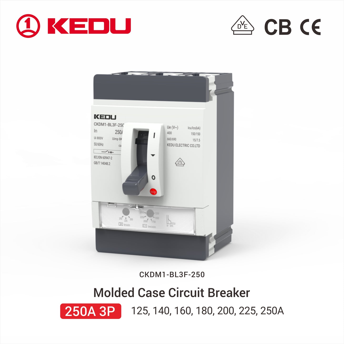 Moulded Case Circuit Breakers Household electric brake plastic case Overload protector