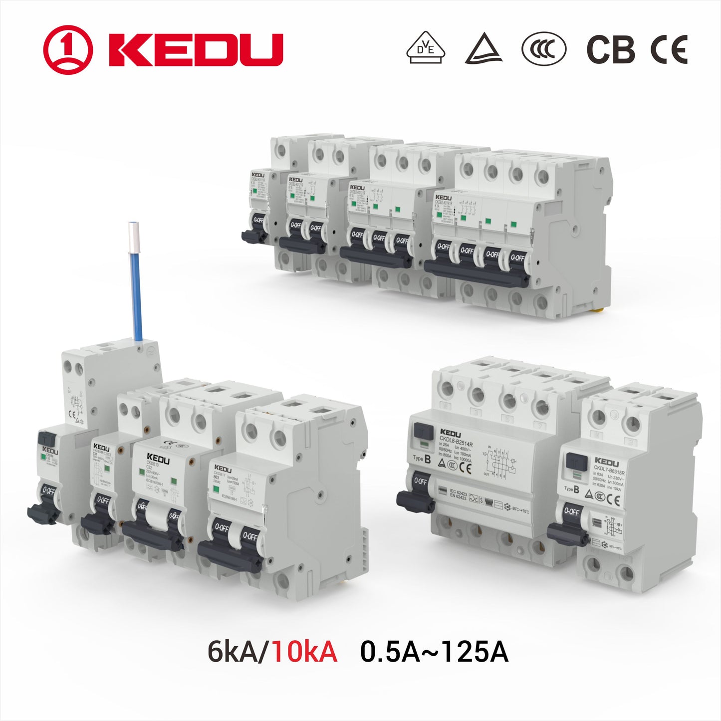 Miniature Circuit Breakers and Leakage Circuit Breakers (MCB and RCCB) Home air switch master switch  Air conditioner switch