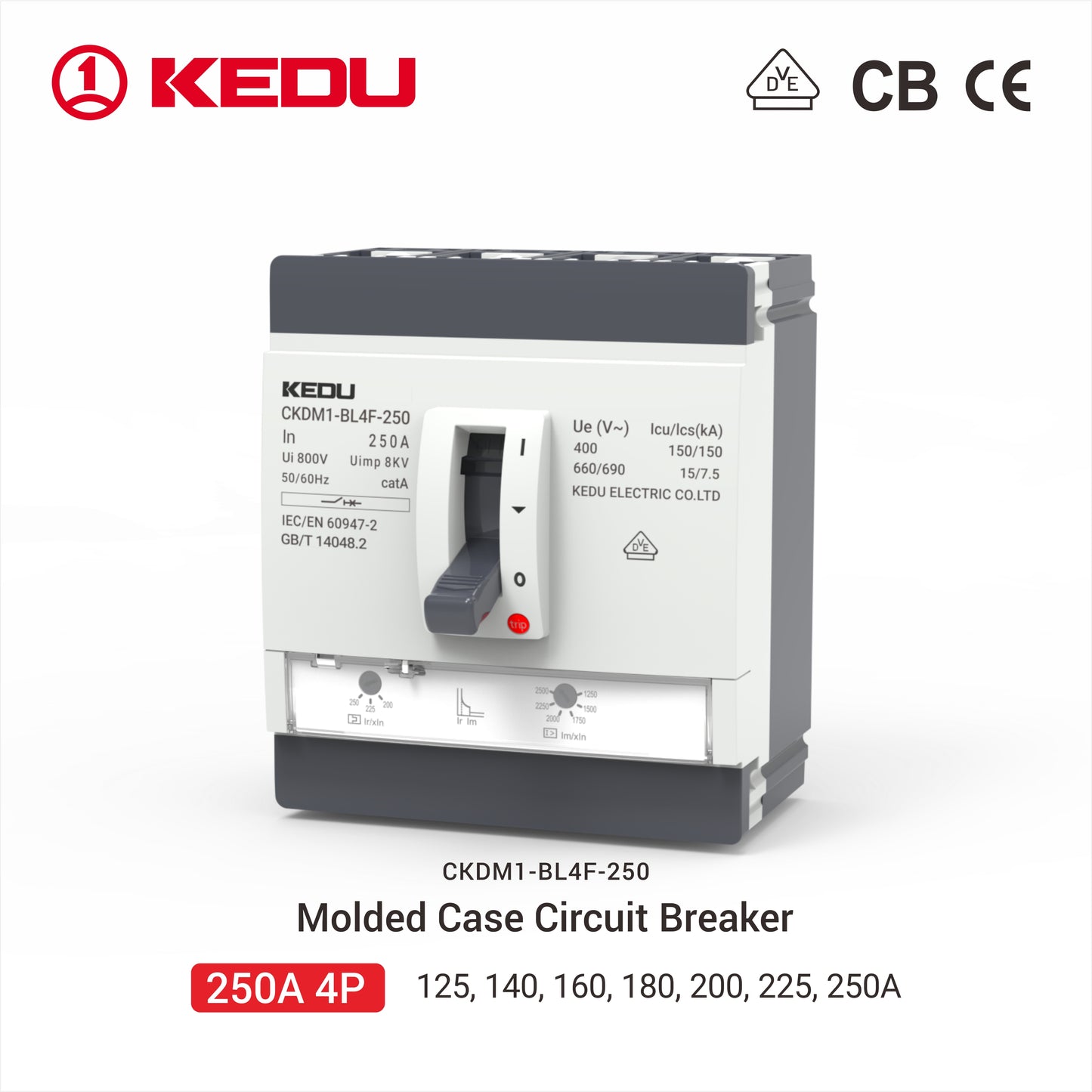 Moulded Case Circuit Breakers Household electric brake plastic case Overload protector